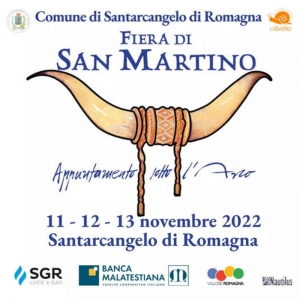FIERA DI SAN MARTINO 2022 a Santarcangelo di Romagna. 34° EDIZIONE.