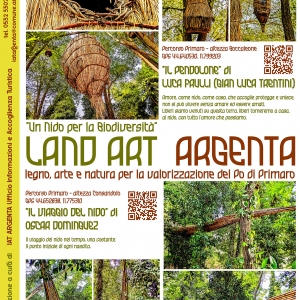 Land Art Argenta: Un nido per la Biodiversità, legno, arte e natura per valorizzare il Po di Primaro