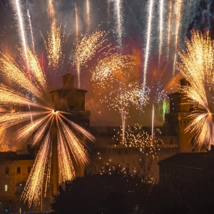 Incendio del Castello Estense - Capodanno a Ferrara