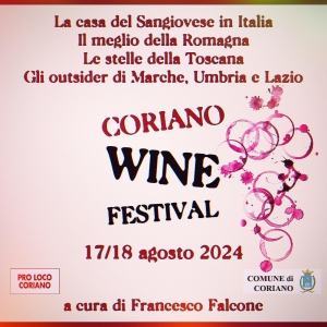 Festival du vin de Coriano - 56ème Foire du Sangiovese