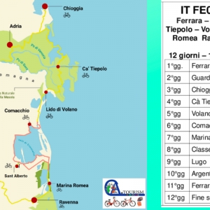 Gran tour del Delta del Po pedalando da Ferrara a Chioggia e Ravenna